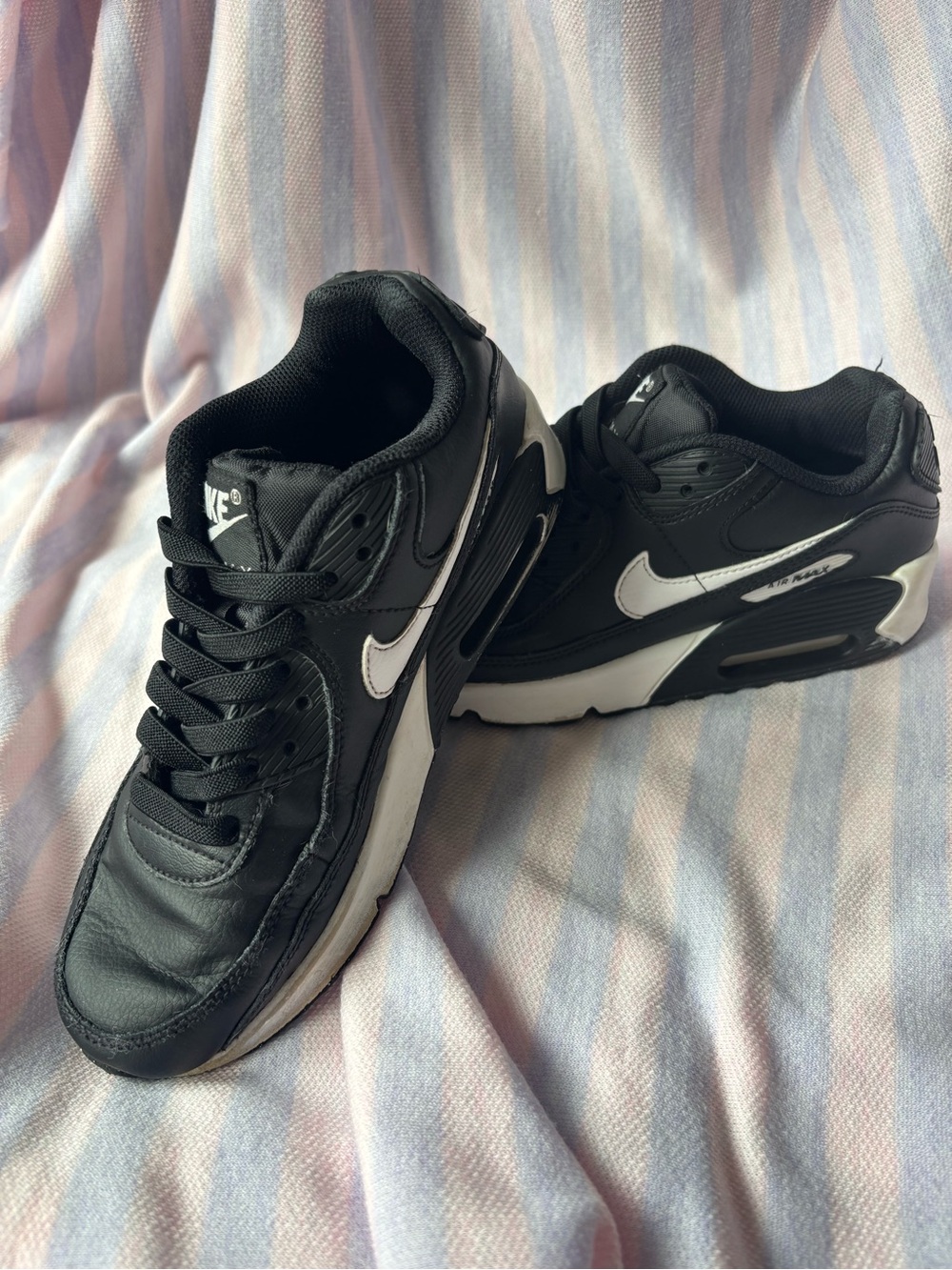 Nike Black and White Men's Air Max Sneakers